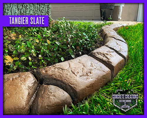 Tangier Slate Curb Example